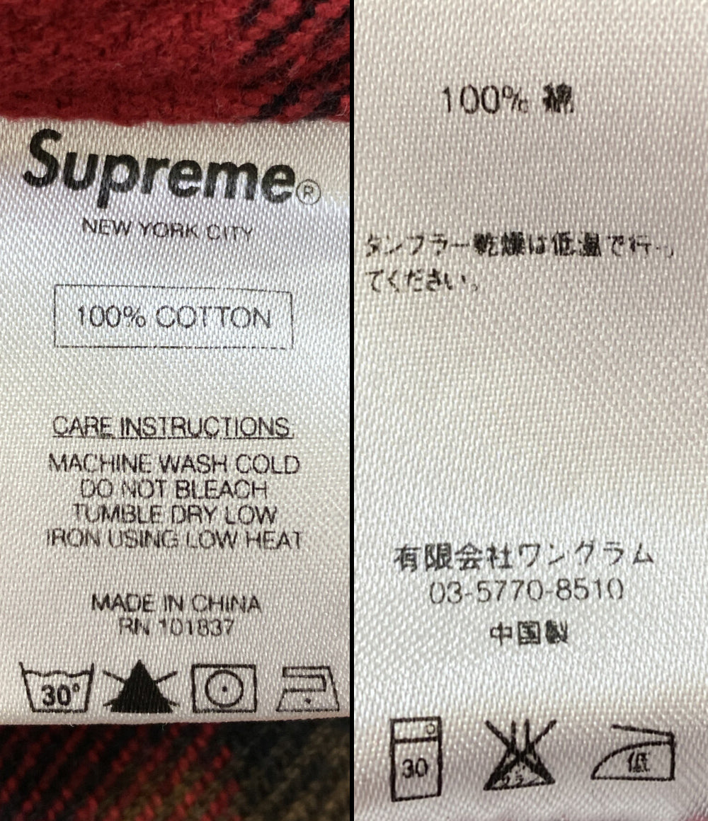 Supreme 長袖シャツ Bleached Buffalo Heavy Weight Shirt メンズ SIZE S シュプリーム
