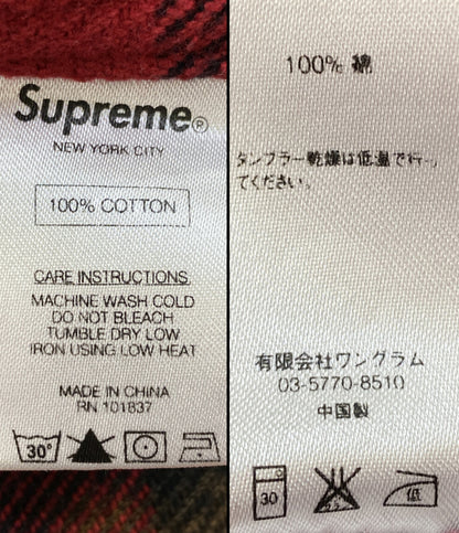 Supreme 長袖シャツ Bleached Buffalo Heavy Weight Shirt メンズ SIZE S シュプリーム