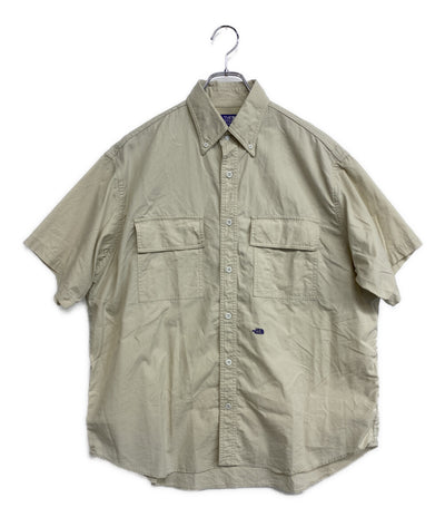 THE NORTH FACE 半袖シャツ Button Down Field S S Shirt アイボリー NT3416N メンズ SIZE M ザ・ノースフェイス
