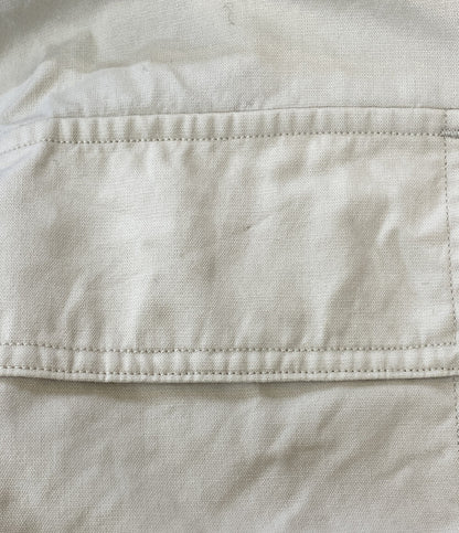 THE NORTH FACE 半袖シャツ Button Down Field S S Shirt アイボリー NT3416N メンズ SIZE M ザ・ノースフェイス