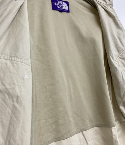 THE NORTH FACE 半袖シャツ Button Down Field S S Shirt アイボリー NT3416N メンズ SIZE M ザ・ノースフェイス