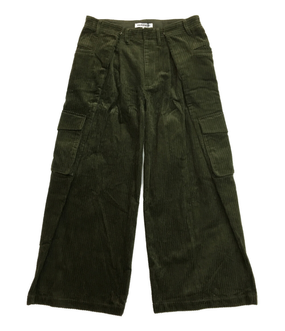 PARANOID パンツ CORDUROY BIG TUCK CARGO PANTS 24AW メンズ SIZE M パラノイド