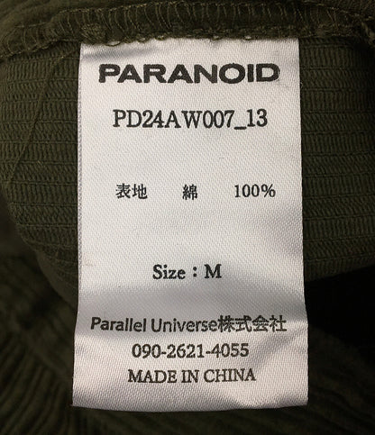 PARANOID パンツ CORDUROY BIG TUCK CARGO PANTS 24AW メンズ SIZE M パラノイド