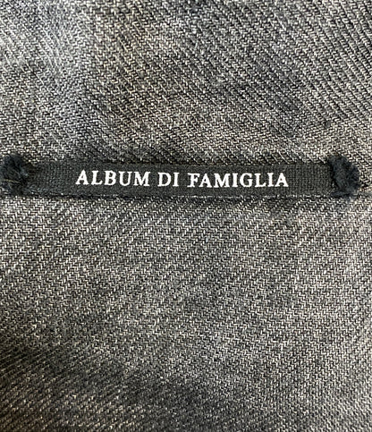 アルバムディファミリア リネンロングコート レディース SIZE L ALBUM DI FAMIGLIA