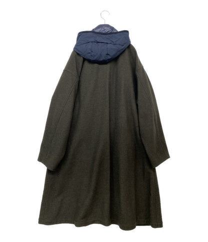 ワイズ ノーカラーコート 中綿入りフーディライナー付 17AW YK-C16-120 レディース SIZE 1 Y's