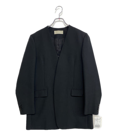 美品 PLAGE ノーカラージャケット Collarless Big 24AW レディース SIZE 38 PLAGE