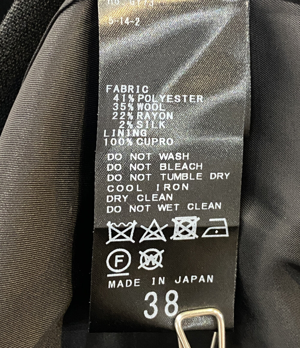 美品 PLAGE PLAGE ノーカラージャケット Collarless Big 24AW