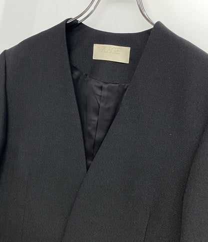 美品 PLAGE PLAGE ノーカラージャケット Collarless Big 24AW レディース SIZE 38