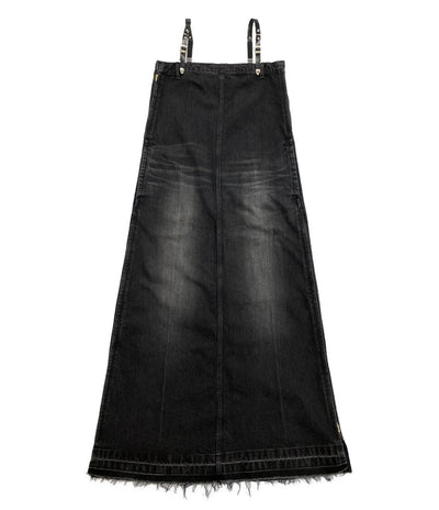 トーガトゥ デニムワンピース Suspenders denim dress レディース SIZE M TOGA TOO