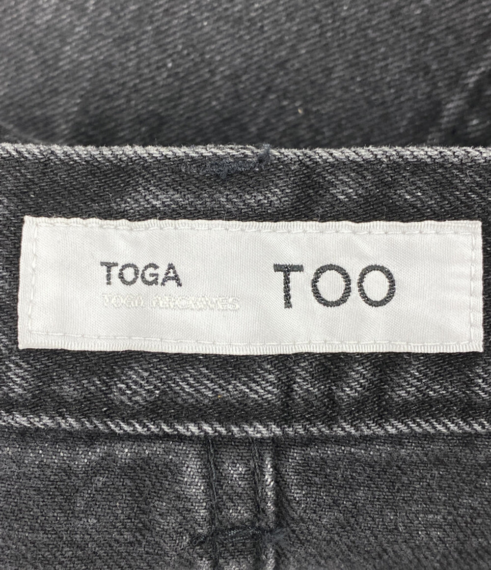 トーガトゥ デニムワンピース Suspenders denim dress レディース SIZE M TOGA TOO