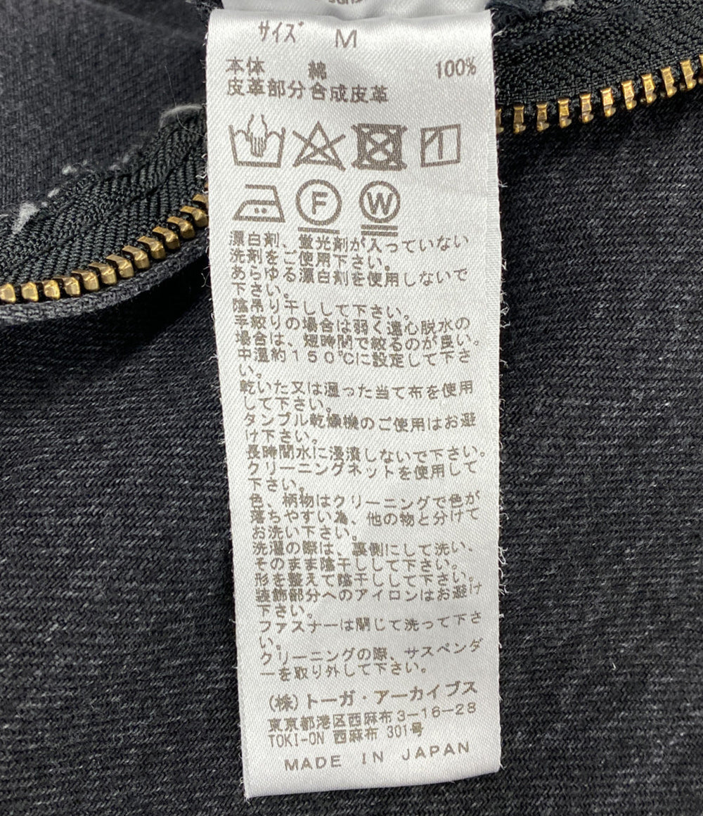 トーガトゥ デニムワンピース Suspenders denim dress レディース SIZE M TOGA TOO