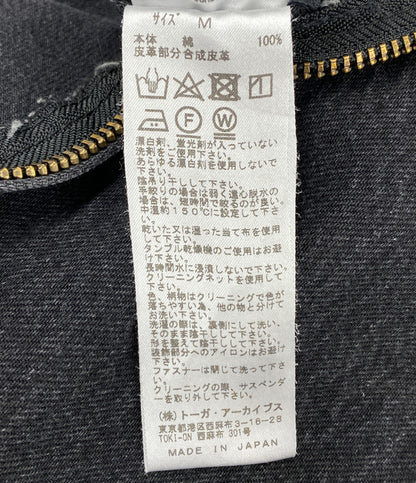 トーガトゥ デニムワンピース Suspenders denim dress レディース SIZE M TOGA TOO