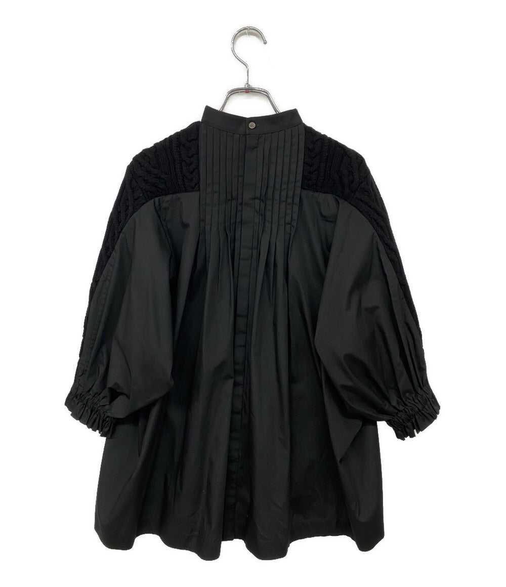サカイ 美品 ニット切替ブラウス 25SS SCW-256 レディース SIZE 2 sacai