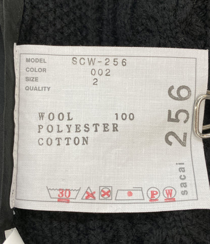 サカイ 美品 ニット切替ブラウス 25SS SCW-256 レディース SIZE 2 sacai