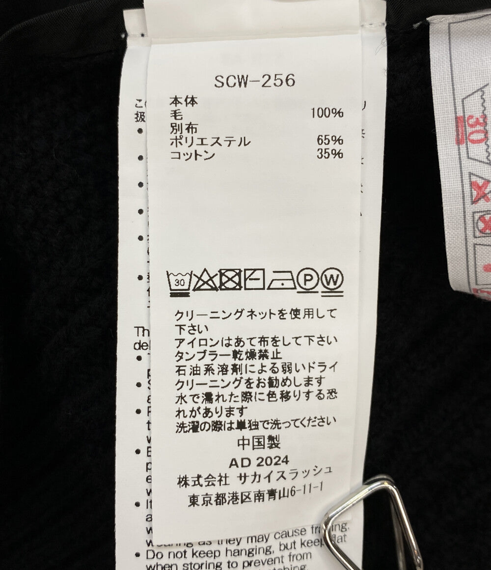 サカイ 美品 ニット切替ブラウス 25SS SCW-256 レディース SIZE 2 sacai