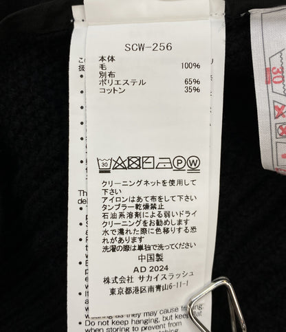 サカイ 美品 ニット切替ブラウス 25SS SCW-256 レディース SIZE 2 sacai