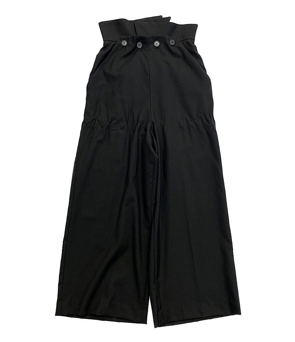 ENOFLD ハイウエストウールパンツ 300DS431-0400 レディース SIZE 36 エンフォルド