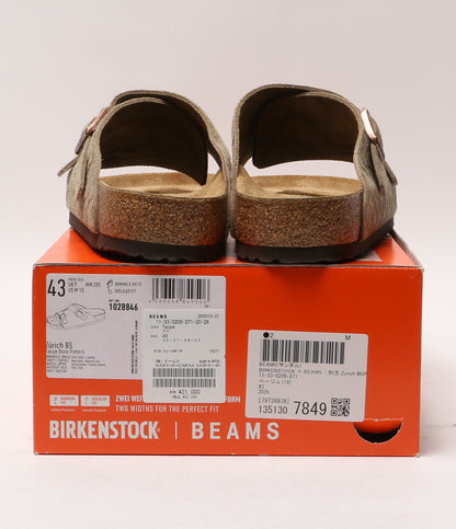 美品 BIRKENSTOCK×BEAMS ビームス サンダル メンズ SIZE 43 ビルケンシュトック