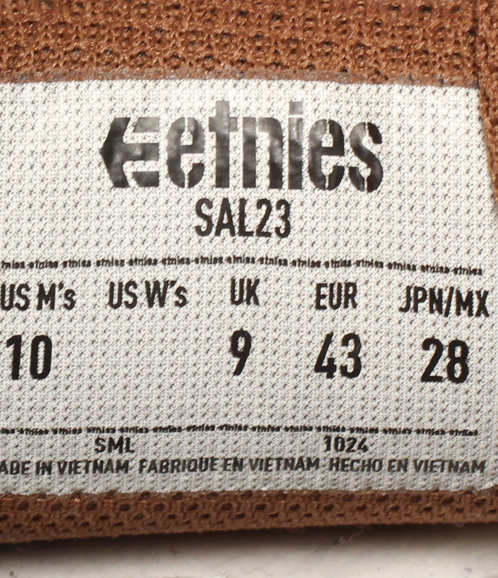 美品 ETNIES エトニーズ スニーカー BROWN GUM SAL23 メンズ SIZE 28cm