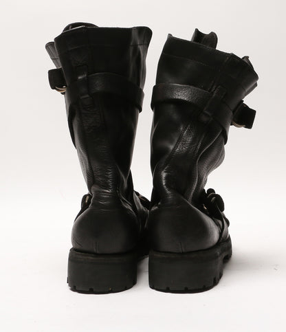 グイディ ヨウジヤマモトプールオム ブーツ MILITARY BOOTS 24AW メンズ SIZE 45 GUIDI×YOHJI YAMAMOTO POUR HOMME