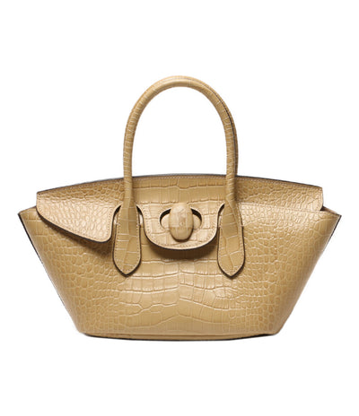 ポロ・ラルフローレン 美品 ハンドバッグ クロコエンボスド レディース POLO RALPH LAUREN