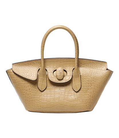 ポロ・ラルフローレン 美品 ハンドバッグ クロコエンボスド レディース POLO RALPH LAUREN
