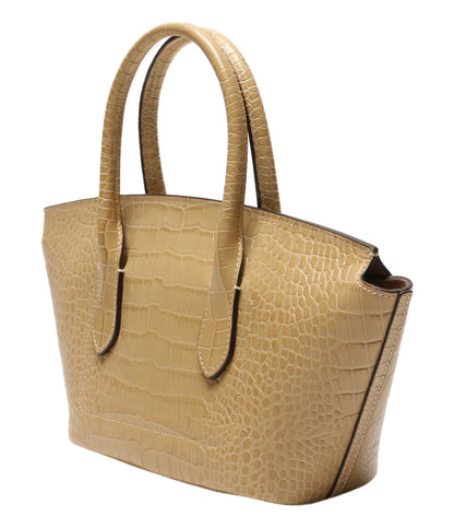 ポロ・ラルフローレン 美品 ハンドバッグ クロコエンボスド レディース POLO RALPH LAUREN