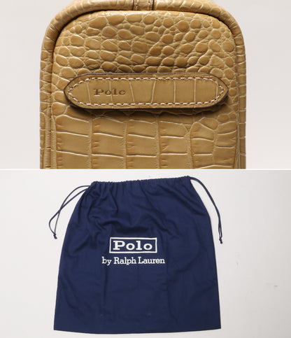 ポロ・ラルフローレン 美品 ハンドバッグ クロコエンボスド レディース POLO RALPH LAUREN