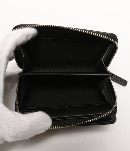 美品 MARC JACOBS 二つ折り財布 ザ ステッカー パッチ レザー レディース マークジェイコブス