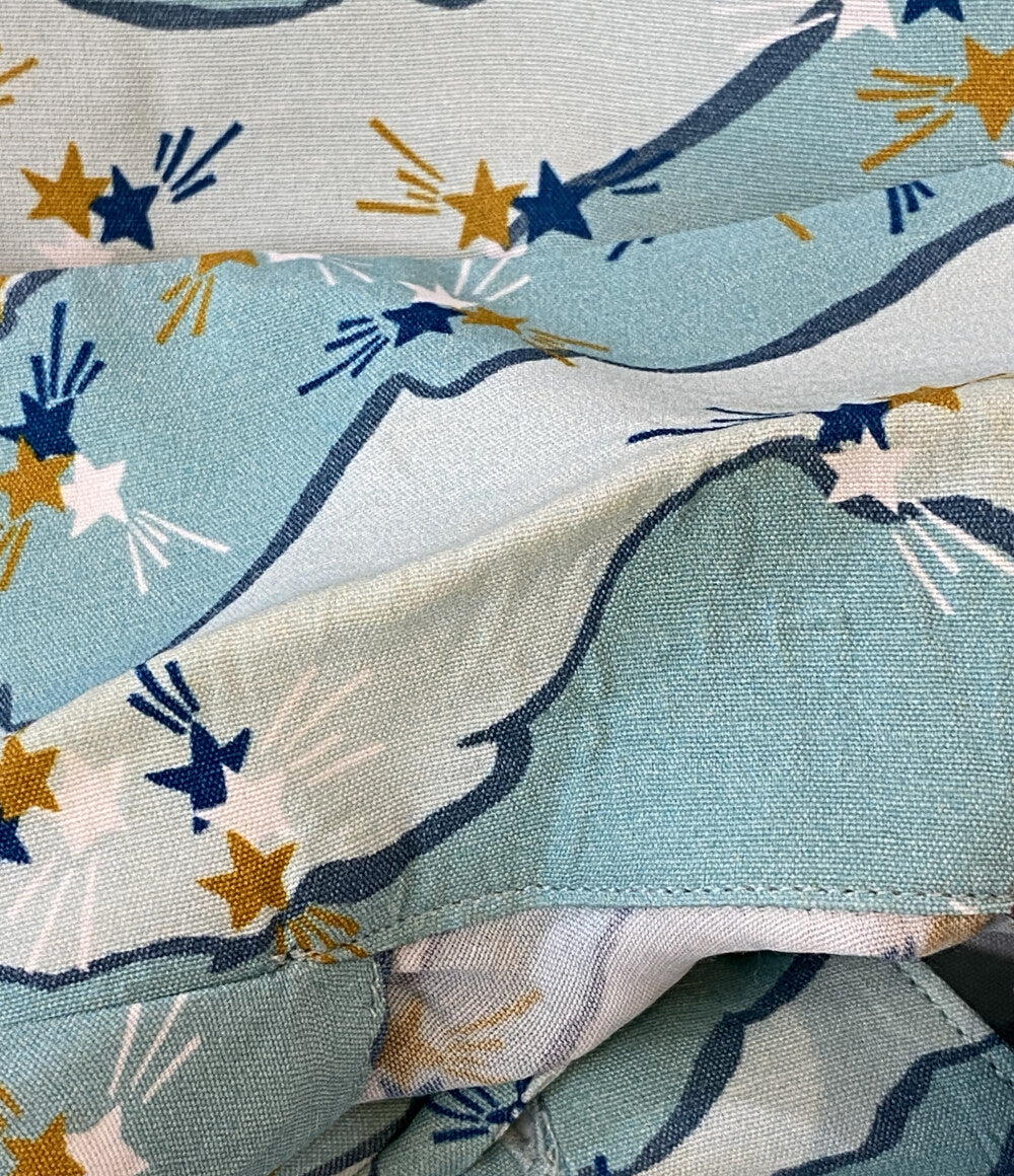 グッチ 半袖シャツ 総柄オープンカラーシャツ 22SS メンズ SIZE 44 GUCCI