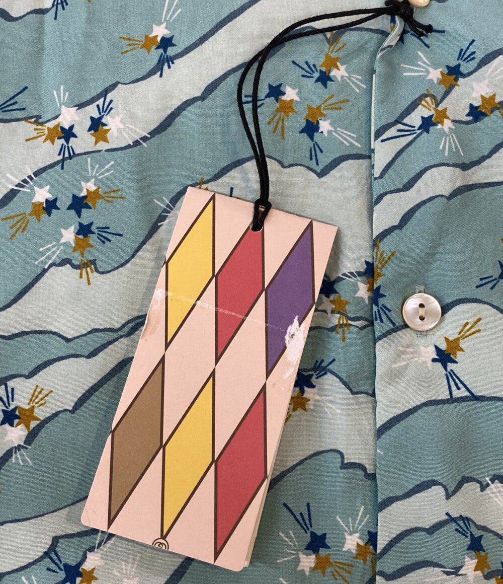 グッチ 半袖シャツ 総柄オープンカラーシャツ 22SS メンズ SIZE 44 GUCCI