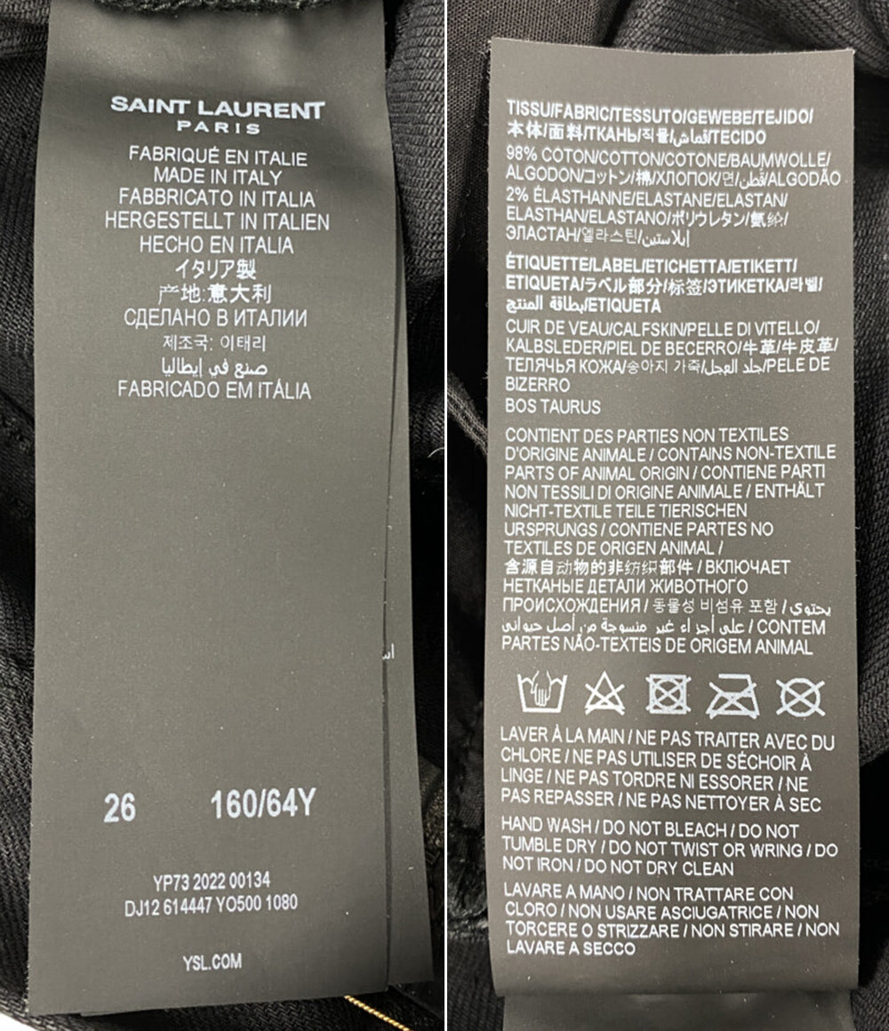 SAINT LAURENT スキニーパンツ 614447 レディース SIZE 26 サンローラン