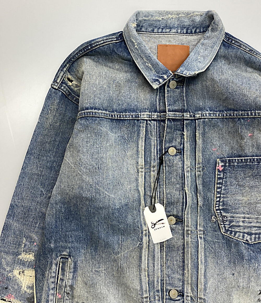 デンハム 美品 デニムジャケット USED加工 JOURNEY 043 01-24-09-50