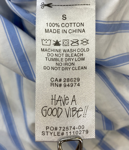 ステューシー ジャケット Coach Shirt Stripe 23SS 1110279 メンズ SIZE S STUSSY