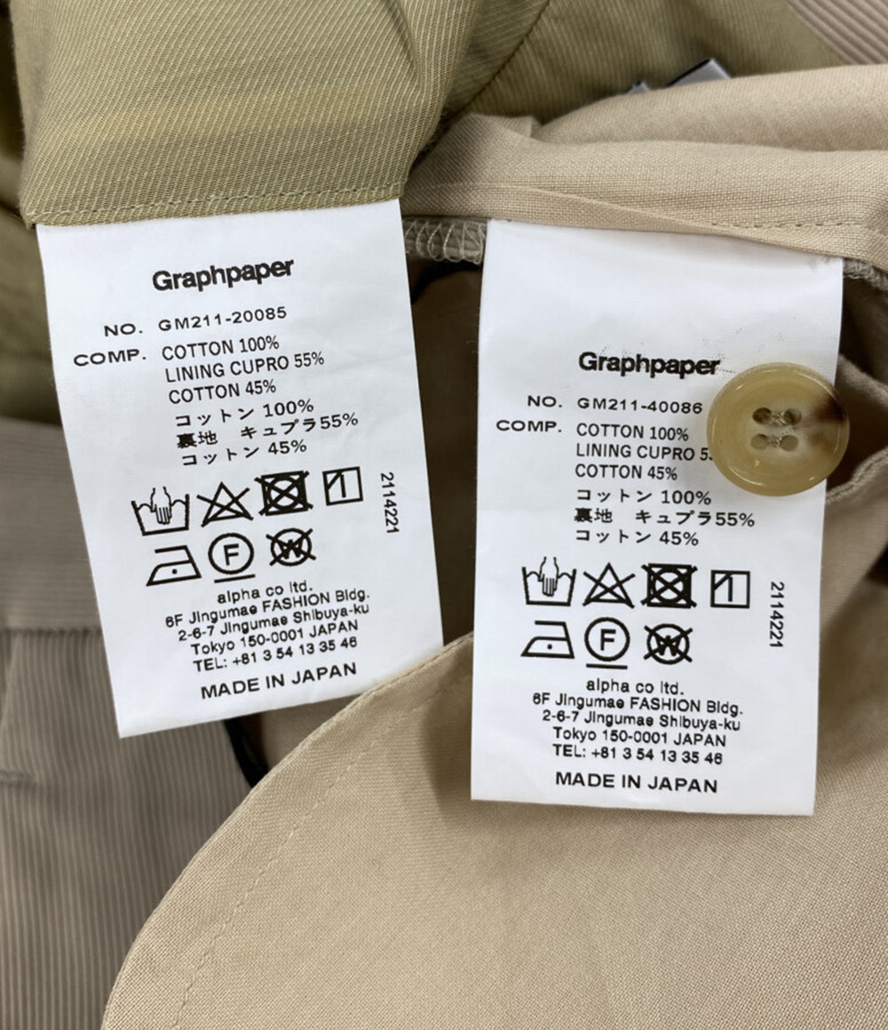 グラフペーパー ジャケット Cotton Pique セットアップ 21SS メンズ SIZE １ Graphpaper