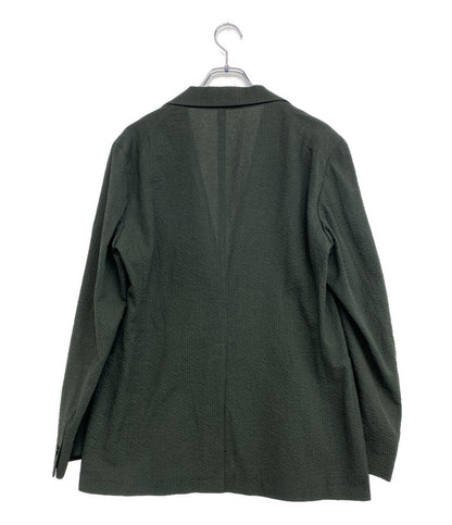 美品 TAGLIATORE テーラードジャケット シアサッカーアンコン 2B メンズ SIZE 48/R タリアトーレ