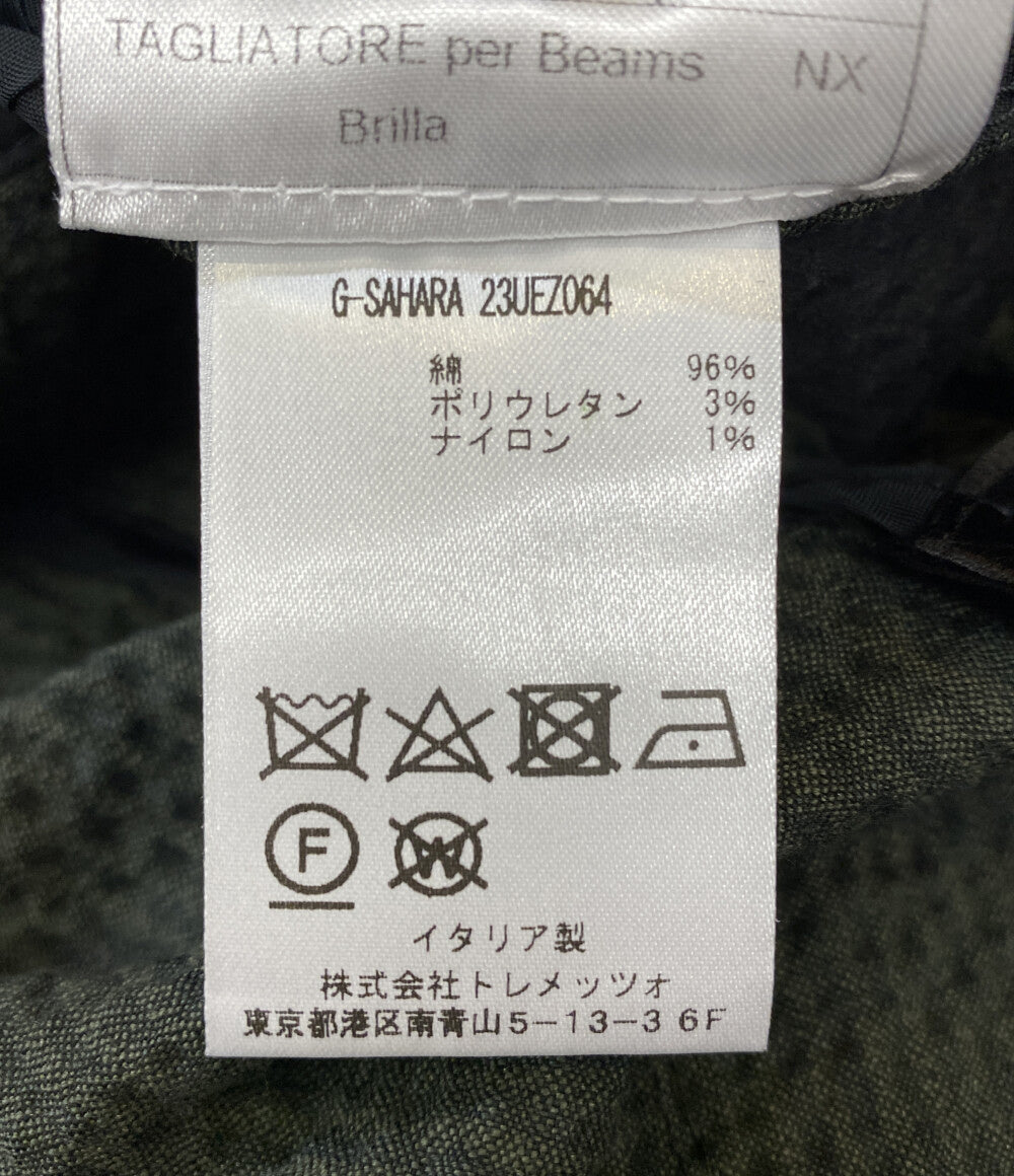 美品 TAGLIATORE テーラードジャケット シアサッカーアンコン 2B メンズ SIZE 48/R タリアトーレ