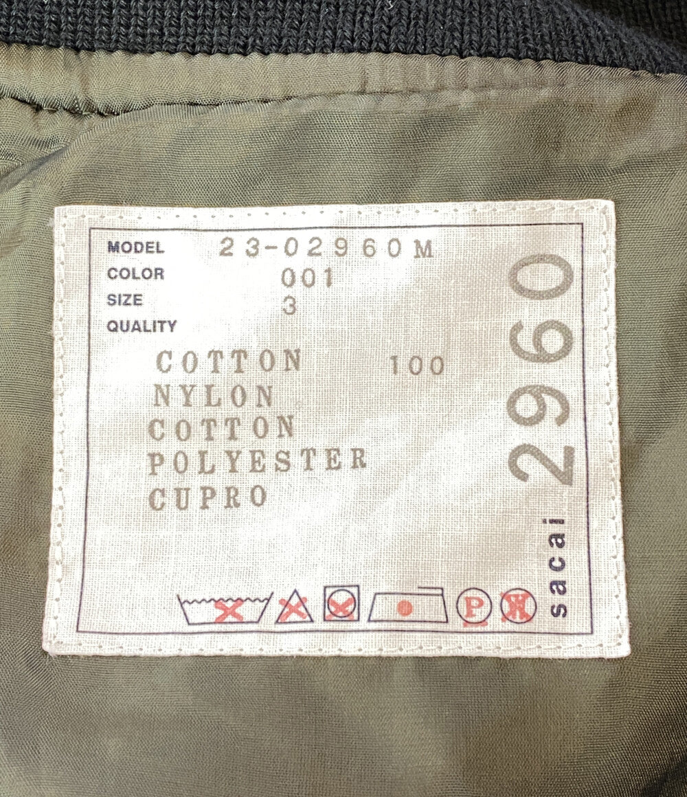 sacai ブルゾン Eric Haze Jacquard Blouson 23SS 23-02960 メンズ SIZE 3 サカイ