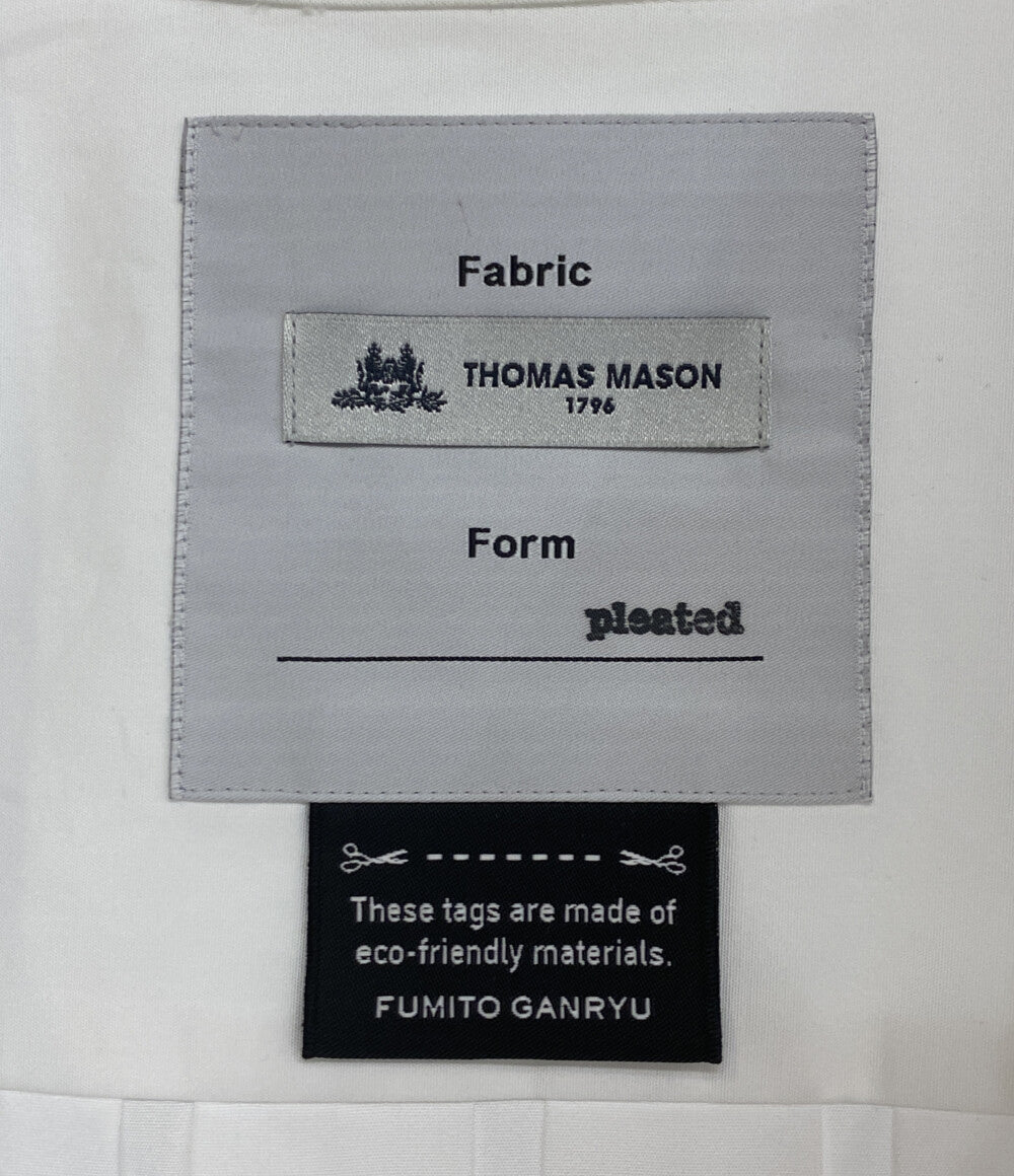 FUMITO GANRYU フミト ガンリュウ 長袖シャツ THOMAS MAISONpleated cotton shirt FU10-SH-01 メンズ SIZE 2