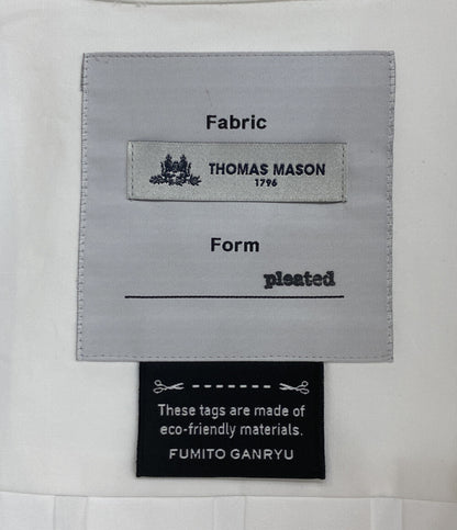 FUMITO GANRYU フミト ガンリュウ 長袖シャツ THOMAS MAISONpleated cotton shirt FU10-SH-01 メンズ SIZE 2