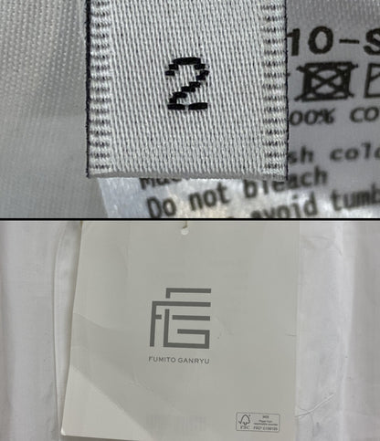 FUMITO GANRYU フミト ガンリュウ 長袖シャツ THOMAS MAISONpleated cotton shirt FU10-SH-01 メンズ SIZE 2