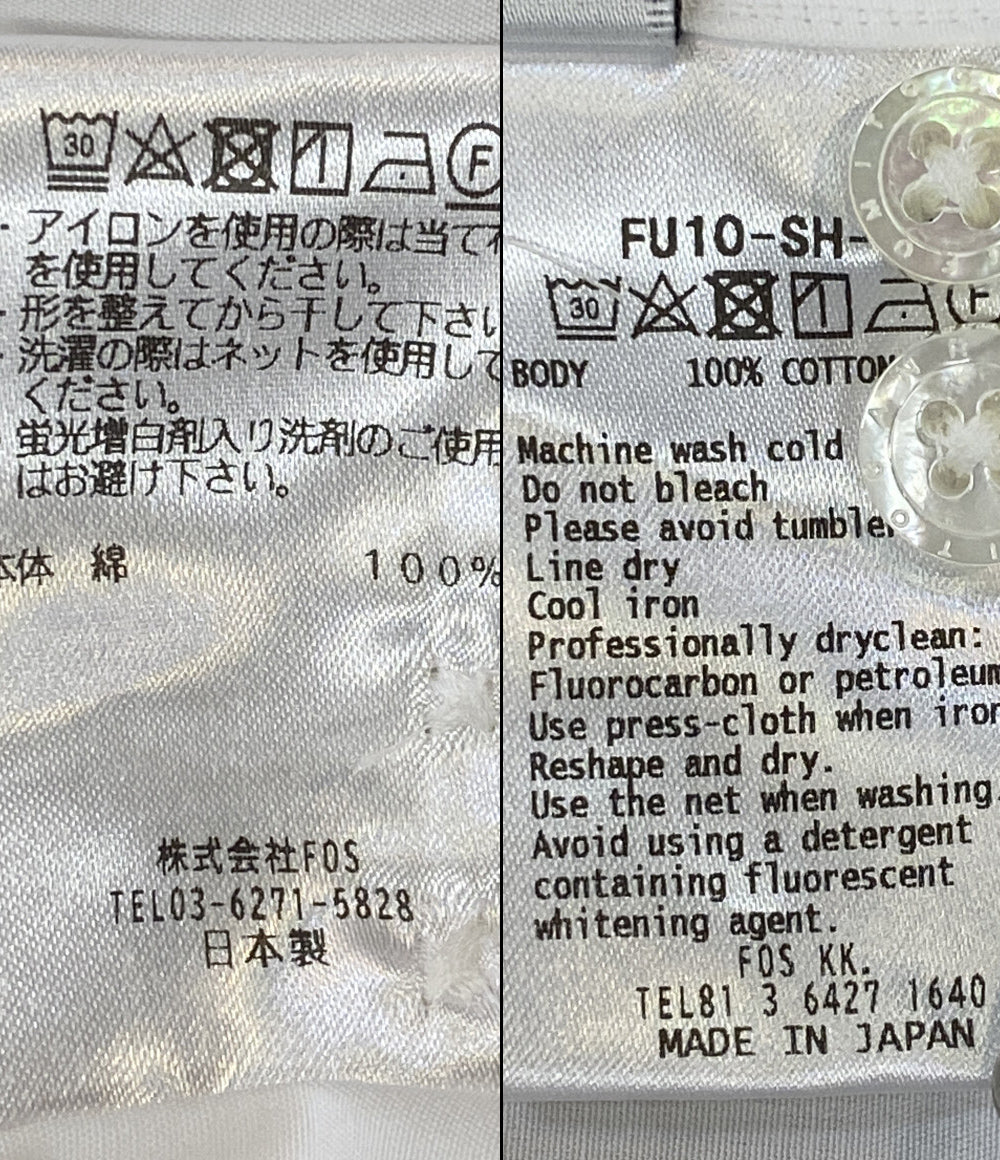 FUMITO GANRYU フミト ガンリュウ 長袖シャツ THOMAS MAISONpleated cotton shirt FU10-SH-01 メンズ SIZE 2