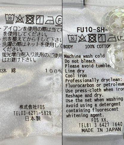 FUMITO GANRYU フミト ガンリュウ 長袖シャツ THOMAS MAISONpleated cotton shirt FU10-SH-01 メンズ SIZE 2