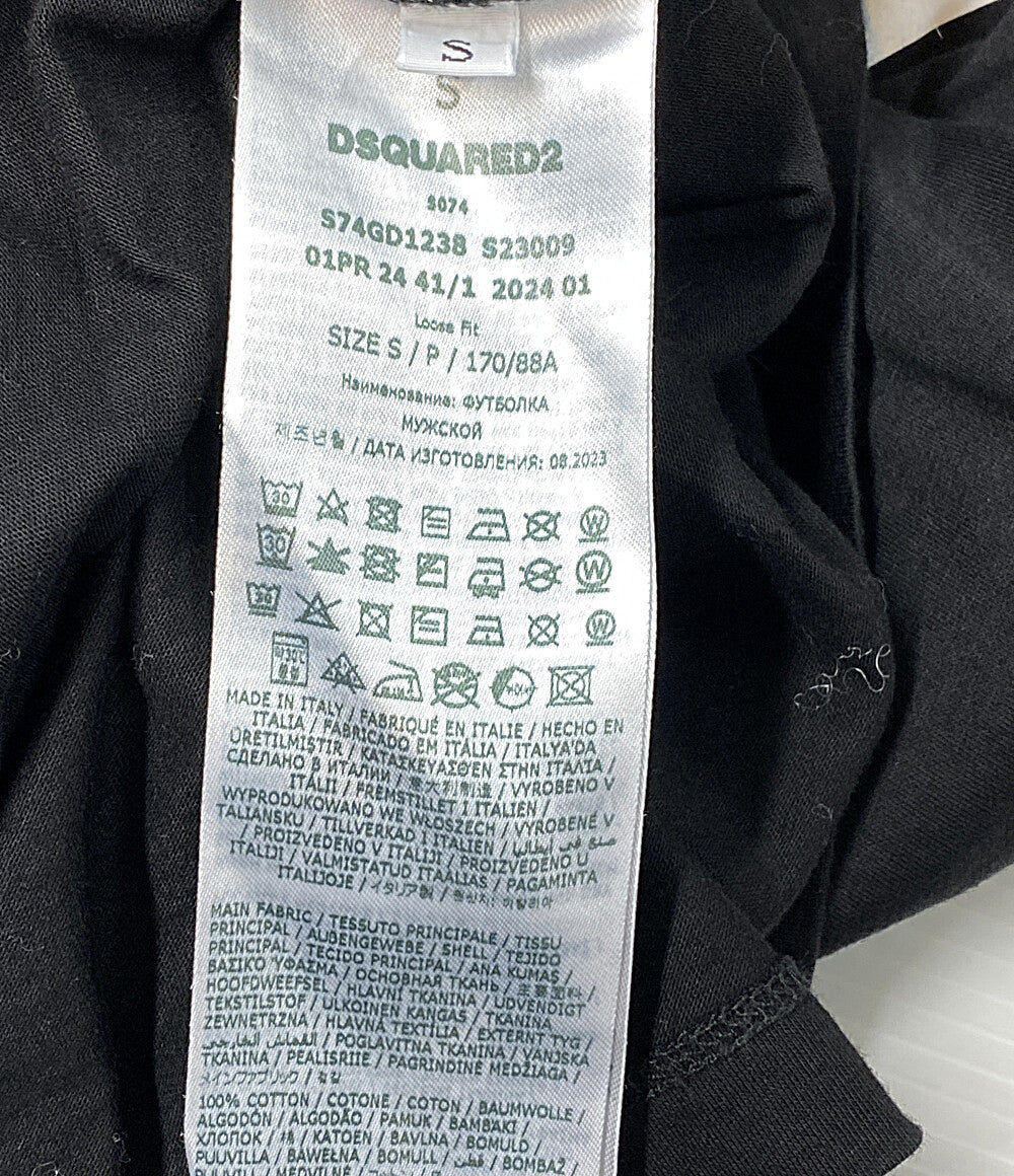 DSQUARED2 半袖Ｔシャツ プリントTEE 24’S S74GD1238 メンズ SIZE S ディースクエアード