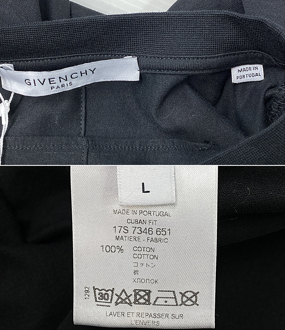 GIVENCHY 半袖Ｔシャツ タグプリント 17S 7346 651 メンズ SIZE L ジバンシィ