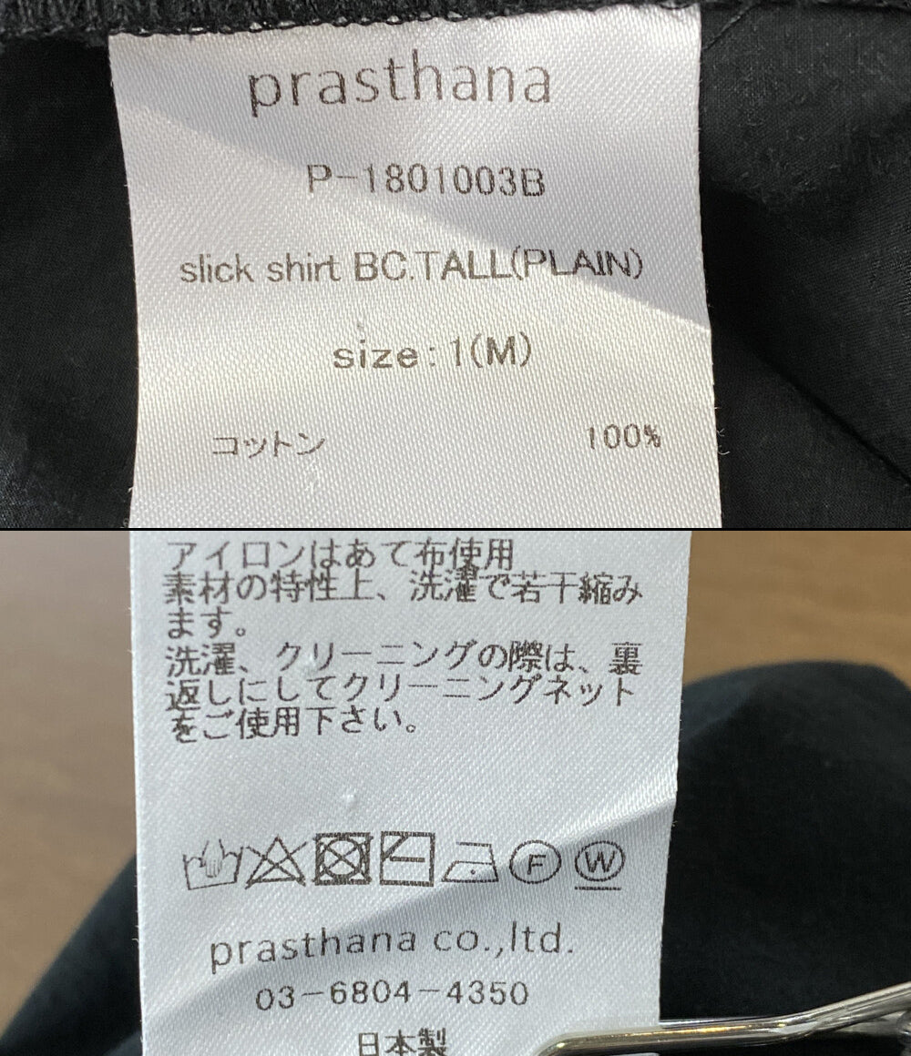 PRASTHANA プラスターナ 半袖シャツ Slick Shirts BC.Tall P-1801003B メンズ SIZE 1