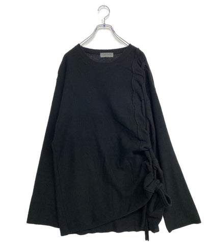 ヨウジヤマモトプールオム ニット 7G JERSEY STRING UNEVEN HEM ROUND NECK 24AW H0-K33-189 メンズ SIZE 3 YOHJI YAMAMOTO POUR HOMME