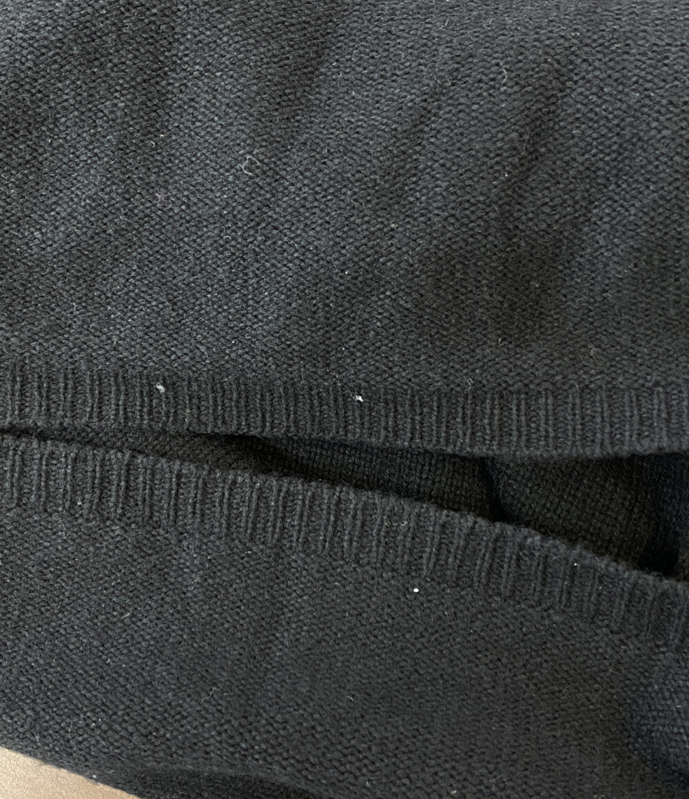 ヨウジヤマモトプールオム ニット 7G JERSEY STRING UNEVEN HEM ROUND NECK 24AW H0-K33-189 メンズ SIZE 3 YOHJI YAMAMOTO POUR HOMME