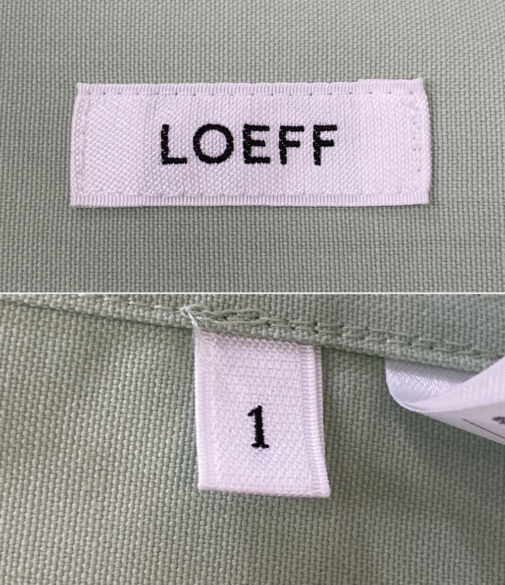 LOEFF ロエフ 長袖シャツ LFM W PPLN SHT 25SS メンズ SIZE 1