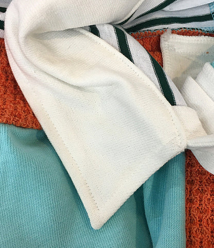 amok アモク 長袖ポロシャツ PATCHWORK POLO SHIRT 25SS 251012 メンズ SIZE M